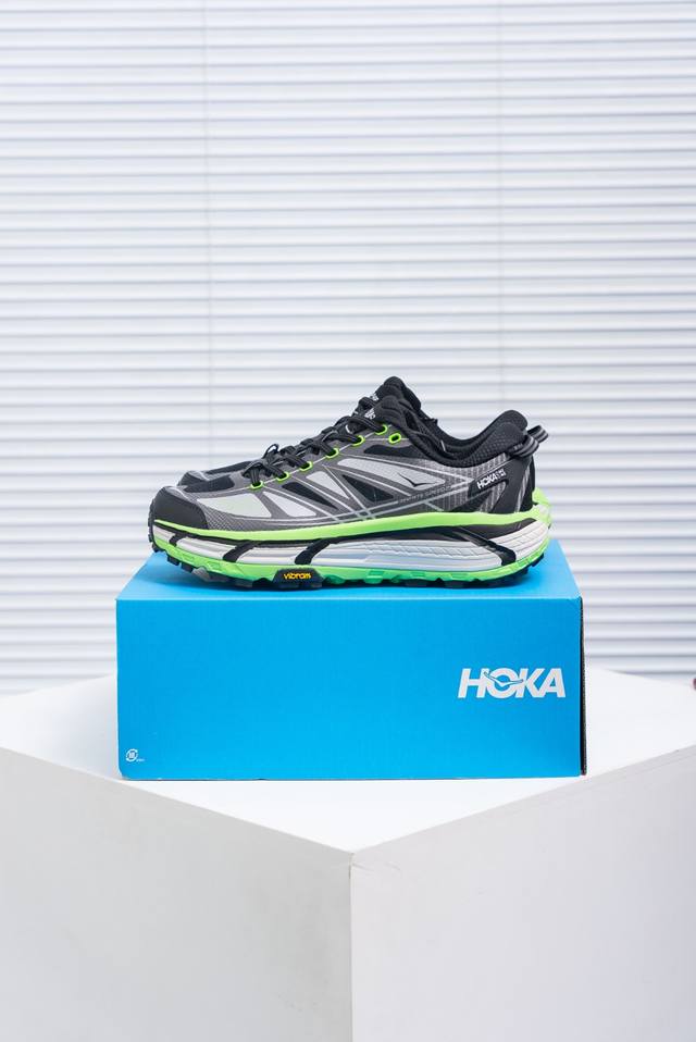核心私 Hoka Mafate Speed 2玛法特 超轻厚底轻量山地跑步鞋 作为先锋品牌的 Hoka One One总是以独特的方式，在设计与功能之间取得平衡