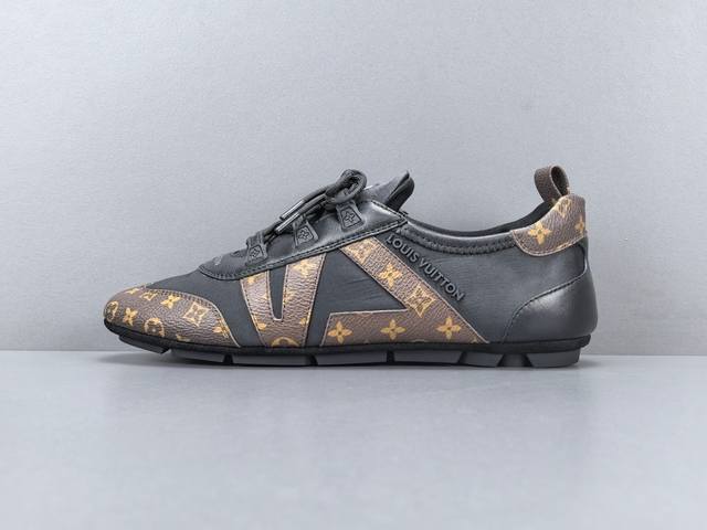 渠道优势 ！ 专柜版 驴牌 Louis Vuitton Sneakerina 德训鞋 牛皮革 圆头系带 芭蕾风 薄底鞋 低帮 生活休闲鞋 女款 尺码 35 36