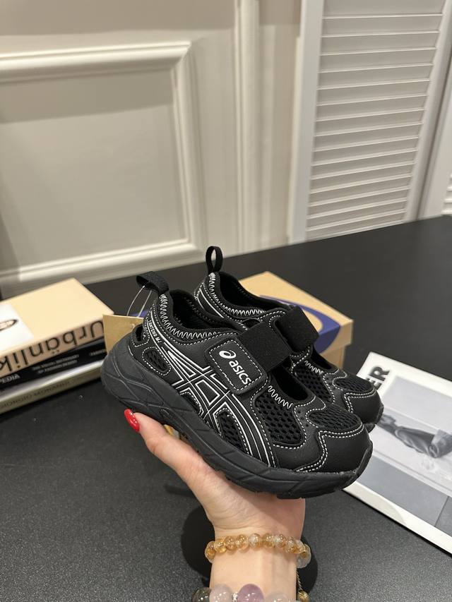 Asics 亚瑟士运动透气凉鞋尺码22 37 上脚绝对是舒适度之王！春夏必备的鞋子！洋气又好看