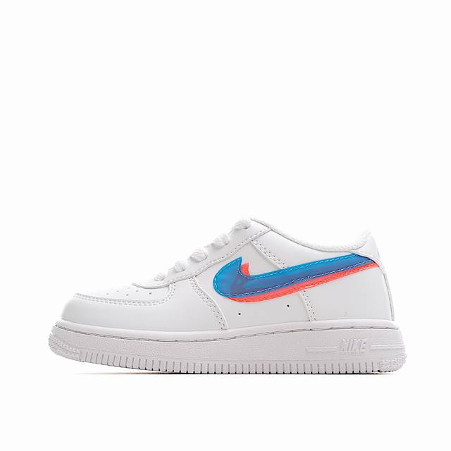 Nike Force 1 Low空军一号低帮儿童板鞋 Air Force 1于1982年推出，由Nike公 司的传奇设计师Bruce Kilgore设计，他摒弃