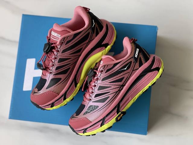 Hoka One One Mafate Speed 2 Low 玛法特2代低帮儿童鞋。 减震防滑耐磨低帮跑步鞋。微翘式鞋头设计，响应灵活，保护脚趾。采用经典鞋型
