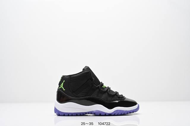 童鞋Air Jordan 11 “Concord”Aj11高帮运动实战篮球鞋 Cd6846-102 尺码：25～35 Id:104722