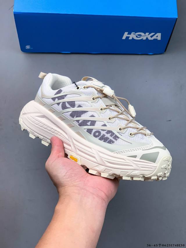 Hoka One Mafate Three 2 户外潮流低帮休闲运动鞋 全新 Mafate Three 2 采用 Mafate Speed 2 缓冲性良好的底部
