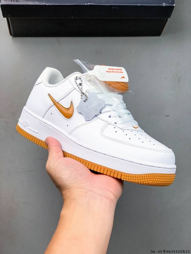 集图 二层真标！耐克Nike Air Force 1 Low 空军一号低帮经典百搭休闲板鞋 0625525X22