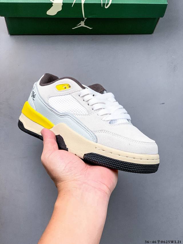 Jordan Flight Court Sp “Tela” 2025新款百搭滑板鞋 Jordan Brand 首度携手 Who Decides War 联合创始