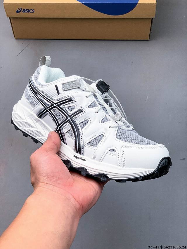 Asics Gel-Sonoma Fe 透气运动休闲鞋！后跟稳定片带来合脚舒适的穿着感优化后的Gel，提供更好的缓冲保护性，Flytefoam Blast中底科
