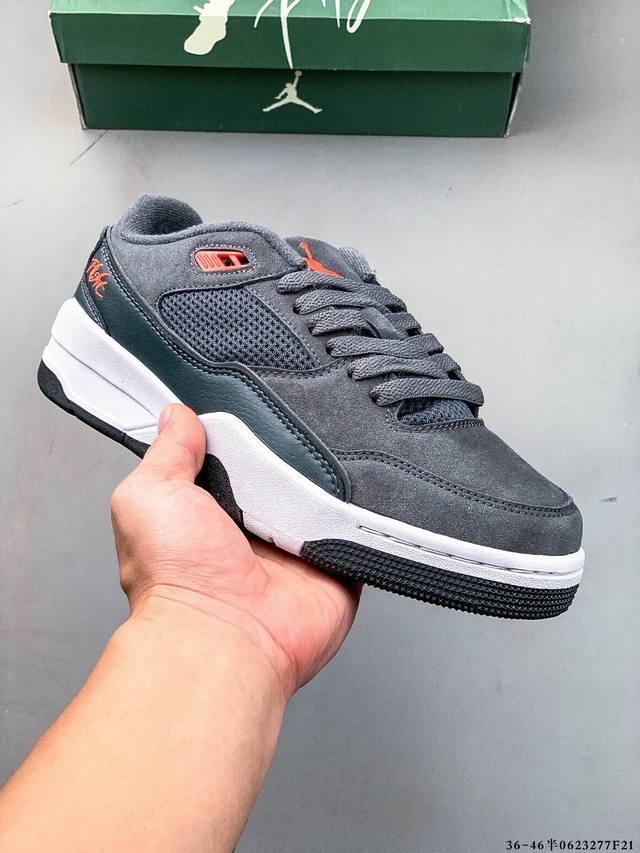 集图 Jordan Flight Court Sp “Tela” 2025新款百搭滑板鞋 Jordan Brand 首度携手 Who Decides War 联