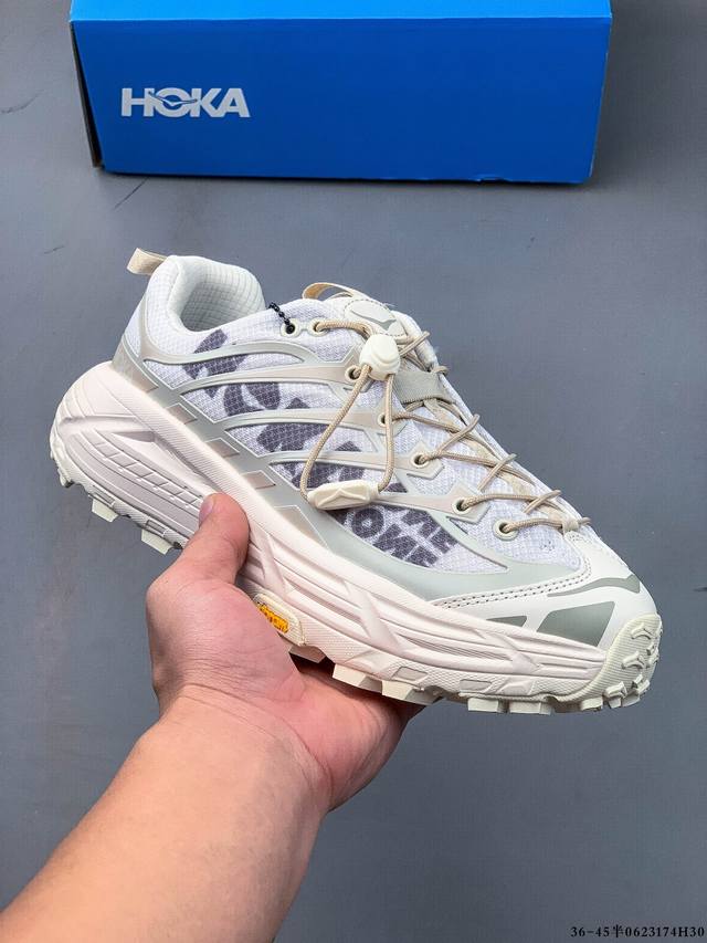 集图 Hoka One Mafate Three 2 户外潮流低帮休闲运动鞋 全新 Mafate Three 2 采用 Mafate Speed 2 缓冲性良好