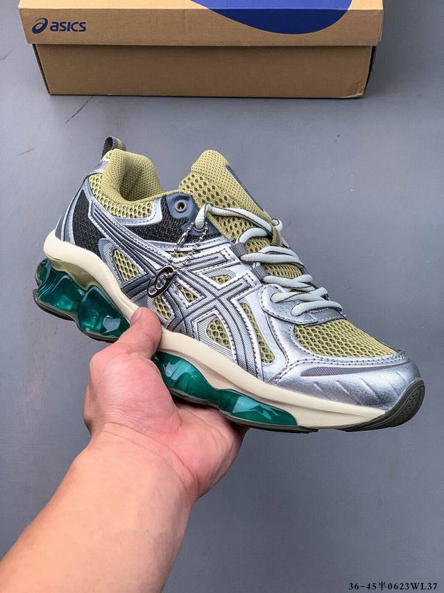 Asics亚瑟士Gel-Quantum 360 Viii男女缓震休闲运动跑鞋 Gel-Quantum 36O Vii鞋面采用细密网眼,提供良好的透气性和支撑性。
