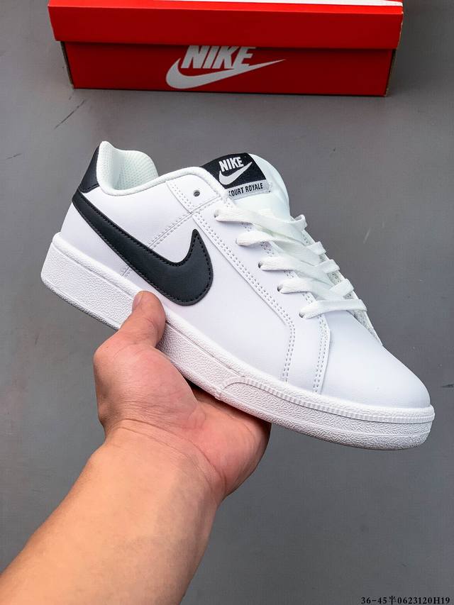 集图 真标半码！耐克 Nike Court Royale Ac 低帮百搭休闲板鞋 0623 H19