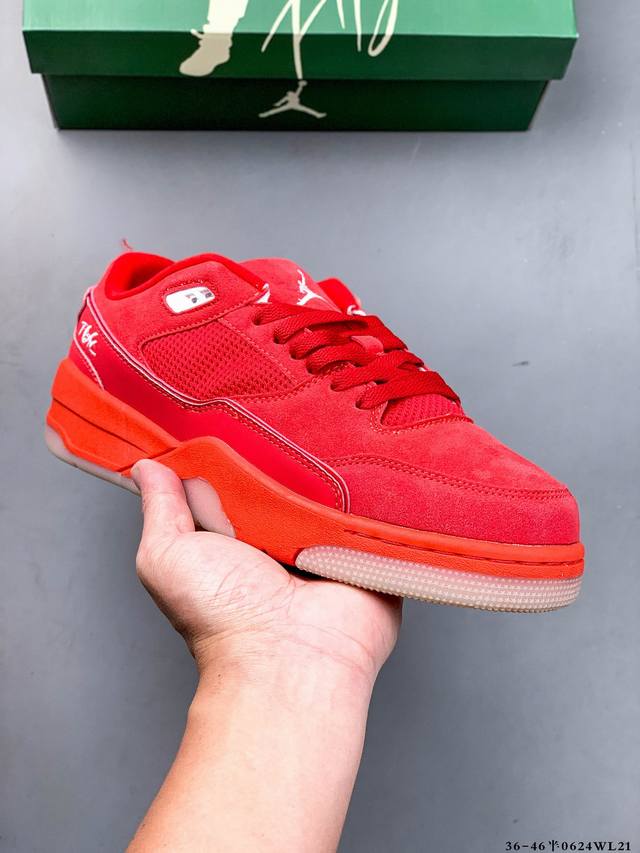 Jordan Flight Court Sp “Tela” 2025新款百搭滑板鞋 Jordan Brand 首度携手 Who Decides War 联合创始