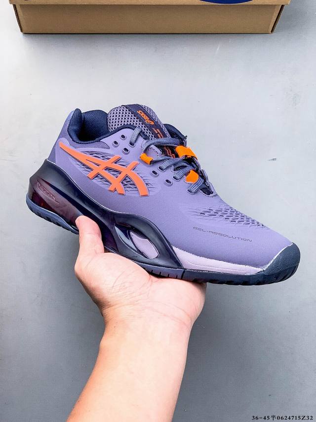 亚瑟士Asics Gel-Resolution X 亚瑟士运动休闲透气专业跑鞋 轻量舒适透气材质 全滴塑鞋面中底3D可视Gel缓震胶效果 升级Flytefoam