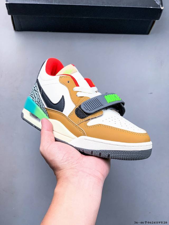 集图 乔丹 Jordan Legacy 312 Low 乔312 混合版本低帮休闲运动篮球鞋 0624119Y20
