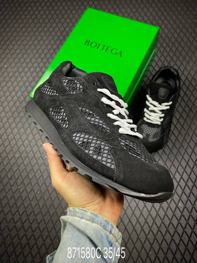 C 意大利奢侈品牌-宝缇嘉 葆蝶家-Bottega Veneta Orbit Lace-Up Runner Bv葆蝶家时尚休闲王一博同款老爹鞋运动鞋＃Max 广