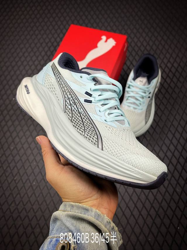 B 公司级Puma Deviate Nitro 3 彪马 缓震训练跑鞋透气 舒适防滑耐磨 低帮 休闲跑步鞋 货号:309708-06 尺码:36-45半码 编码