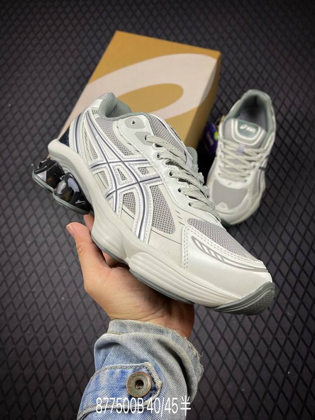 B 公司级Asics Gel-Kinetic Fluent 亚瑟士 复古休闲运动鞋厚底增高老爹鞋 货号:1203A591-021 尺码:40-45半码 编码87
