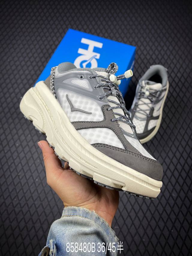 B 公司级Hoka One One Bondi B3 复古舒适防滑耐磨 低帮 山地户外跑步鞋 货号:1155351 尺码:36 36.5 37.5 38 38.