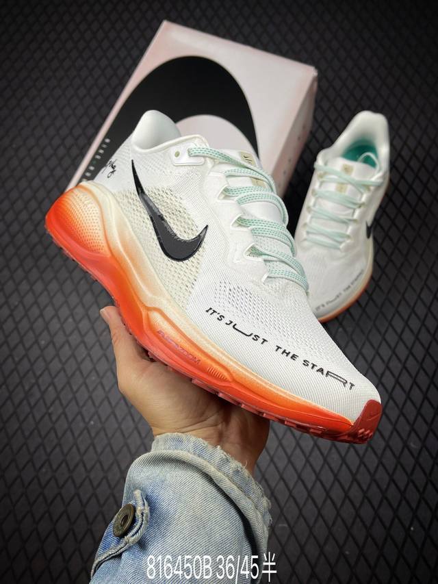B Nike Air Zoom Pegasus 41 Gtx 登月跑鞋 网面透气跑步鞋 兼顾迅疾外观和稳固脚感 后跟覆面和中足动态支撑巧妙融合 缔造稳定顺畅的迈