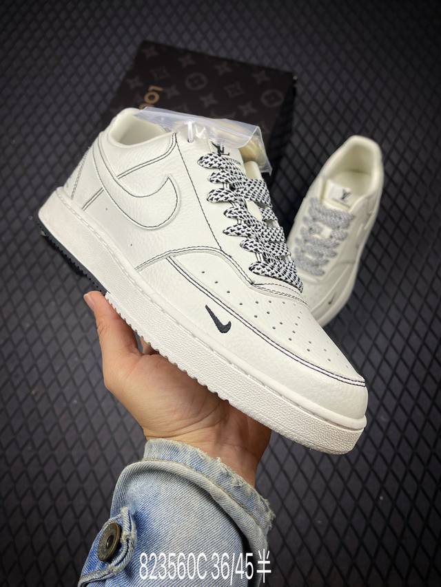 C 公司级Nike Air Force 1‘07 Lv8 原楦头原纸板 打造纯正低帮空军版型 专注外贸渠道 全掌内置蜂窝气垫 原盒配件 原厂中底钢印、拉帮完美