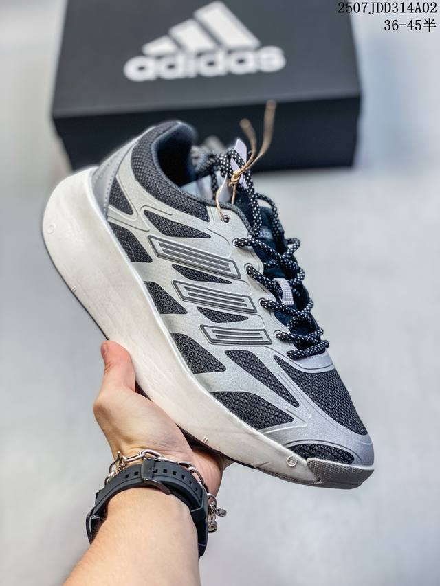 公司级Adidas Adizero Aruku 柔软舒适防滑耐磨 阿迪达斯 低帮跑步鞋 货号:Ji0308 尺码:35.5 36 36.5 37 38 38.5