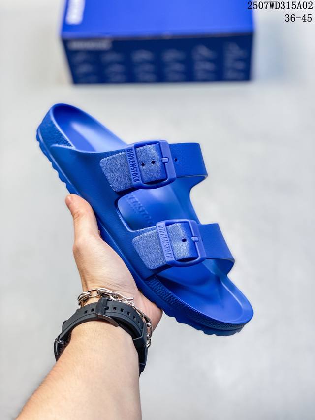 Birkenstock Eva 一字拖鞋 男女同款 灰色 常 尺码：见图 编码：07Wd315A02