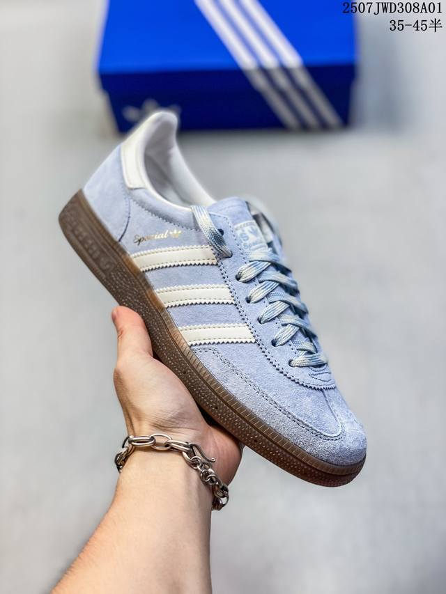 公司级Adidas Handball Spezial 阿迪达斯经典款 复古休闲板鞋 官方货号:Kj6305 尺码:36 36.5 37 38 38.5 39 4