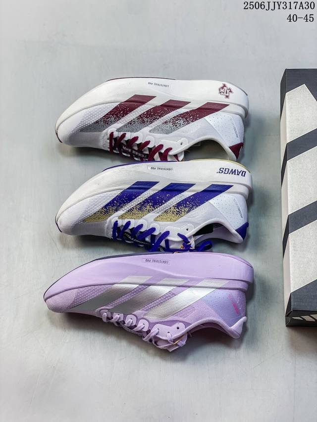 Adidas 三叶草 Adios Pro 3 男女情侣抗冲击跑步鞋 Ig6424 Ig6438 尺码：见图 编码：06Jjy317A30