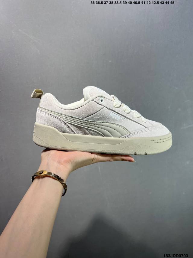 彪马Puma Slipstream Laces 低帮耐磨新款 厚底增高皮面运动休闲板鞋 40 6 04 码数：36 37 38 39 40 41 42 43 4