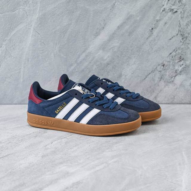 神版特价 Ad Gazelle Indoor Trainers 羚羊内训系列低帮复古百搭休闲运动德训风板鞋 Ji3522 90年代经典的复刻版！自60年代以足球