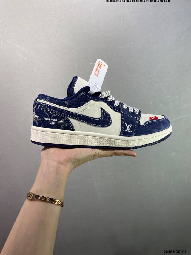 公司级Nike Air Jordan 1 Low 定制配色 定制Aj联名-高端定制 低帮复古文化板鞋 #定制鞋盒 大厂纯原品质出货 超高清洁度 皮料切割干净无任