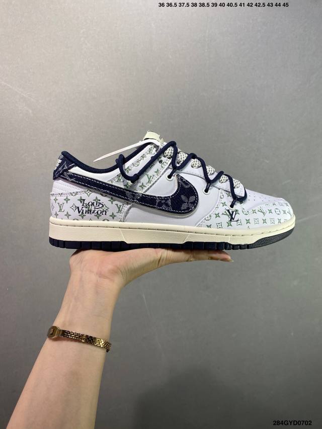 公司级Nk Dunk Low Retro ”Diy高端定制“ 解构绑带 低帮休闲运动板鞋 原装头层材料 用料绝不含糊 独家版型蒸餾加工帶來的是更好的视觉和脚感体