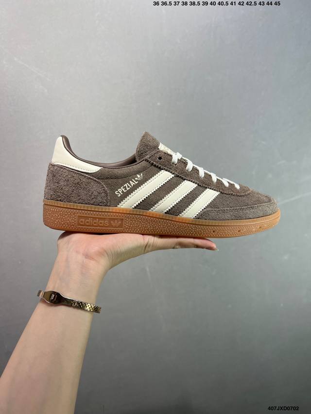 公司级 Adidas Originals Handball Spzl 手球运动员系列百搭休闲运动板鞋“Gy7407 尺码：36-45 带半码 Id：407Jxd