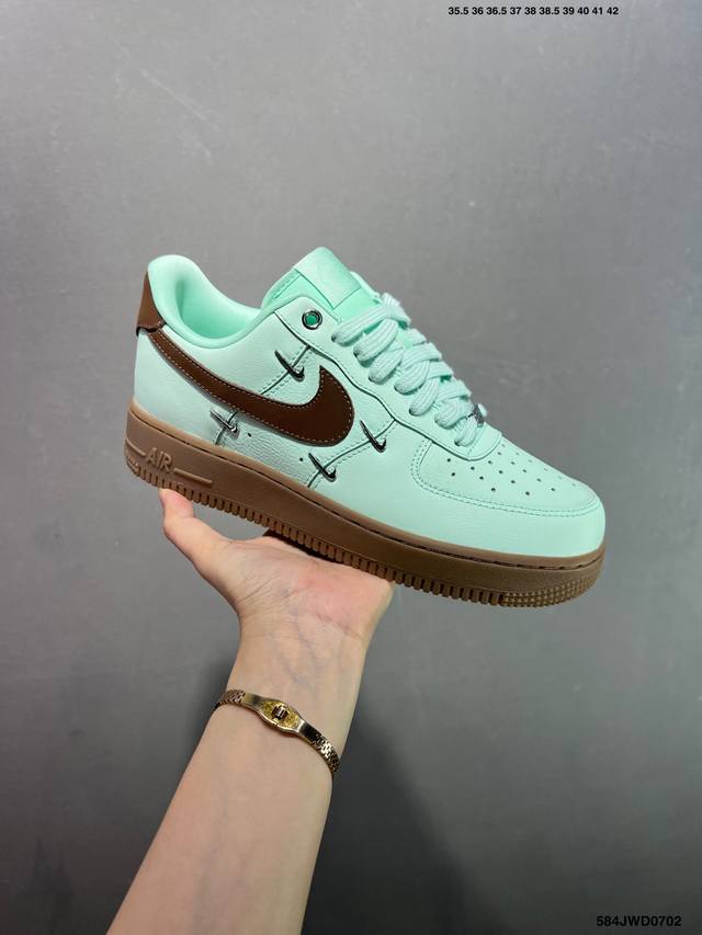 公司级Nike Air Force 1 Low 白粉四小勾 原楦头原纸板 打造纯正空军版型 专注外贸渠道 全掌内置蜂窝气垫 原盒配件 原厂中底钢印、拉帮完美 官