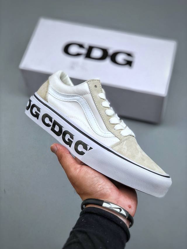 Comme Des Garcons X Vans Slip-On Cdg 川久保玲万斯联名限定 高端支线 满印涂鸦 低帮休闲帆布鞋 原鞋开发 Evb钢印 双尾布