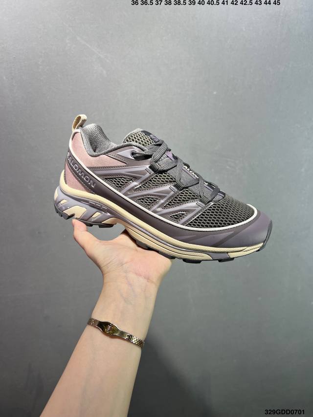 核心私 公司级Salomon Xa Pro Xt-6 Expanse萨洛蒙户外越野跑鞋 鞋面采用Sensifit贴合技术 全方位贴合包裹脚型 鞋跟部鞋底牵引设计