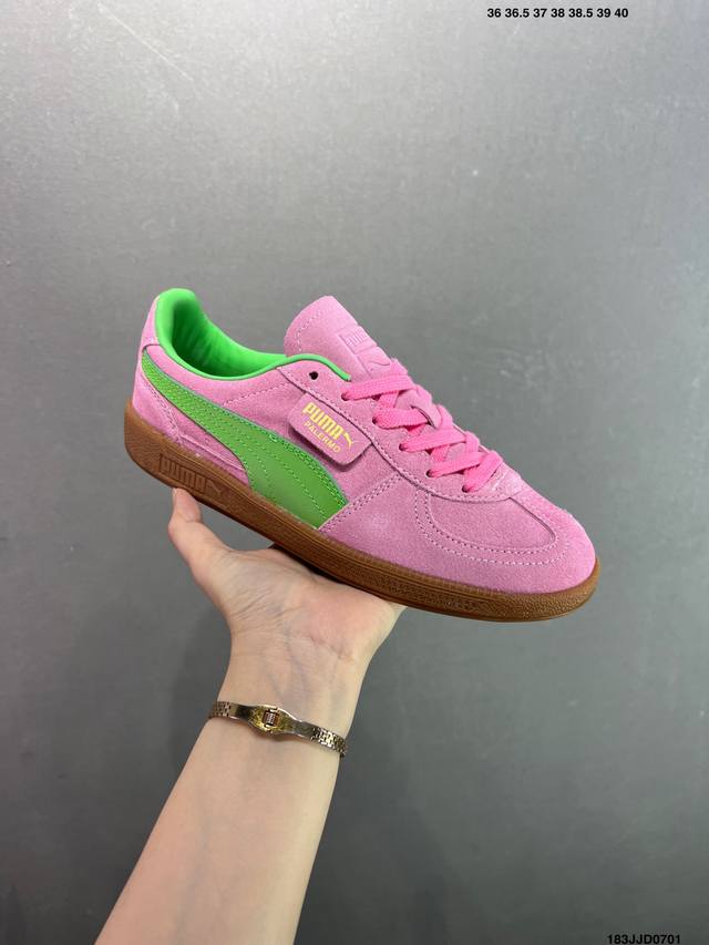 Puma Palermo Special复古单品 彪马 防滑耐磨低帮德训板鞋 货号:398382-02 尺码:36 37 37.5 38 38.5 39 40