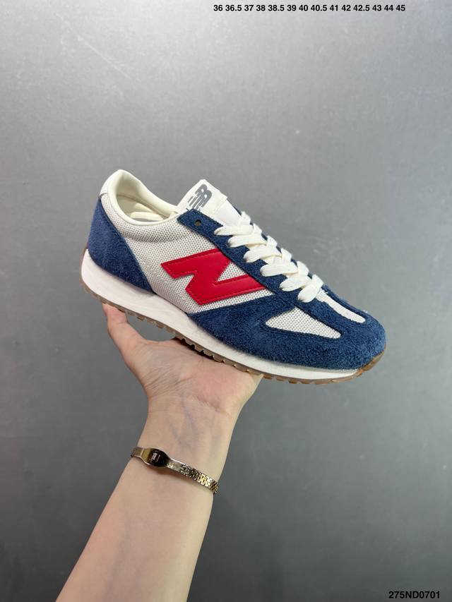 New Balance Nb 471系列 织物牛剖层革 复古时尚 防滑耐磨低帮 生活休闲鞋 货号:U471Al 尺码:36-45 Id:275Nd0701