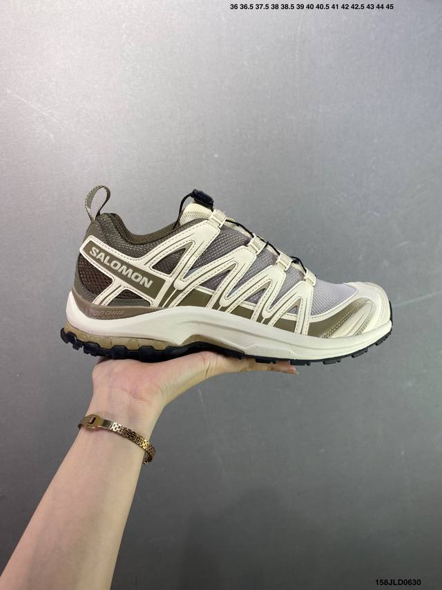 公司级Salomon Xa Pro Xt-6 Expanse萨洛蒙户外越野跑鞋 鞋面采用Sensifit贴合技术 全方位贴合包裹脚型 鞋跟部鞋底牵引设计 提供强
