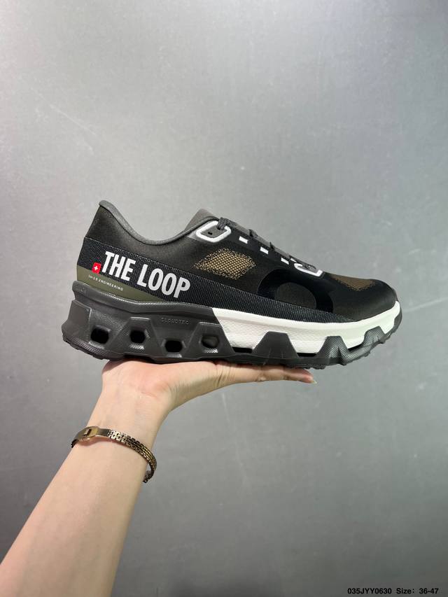 公司级On昂跑 Cloud 低帮轻量舒适多功能休闲运动鞋 采用工程飞织网布组合再生聚酯纤维鞋面材质搭载独家隐藏速度中板 镂空Cloudtec科技 泡棉缓震中底