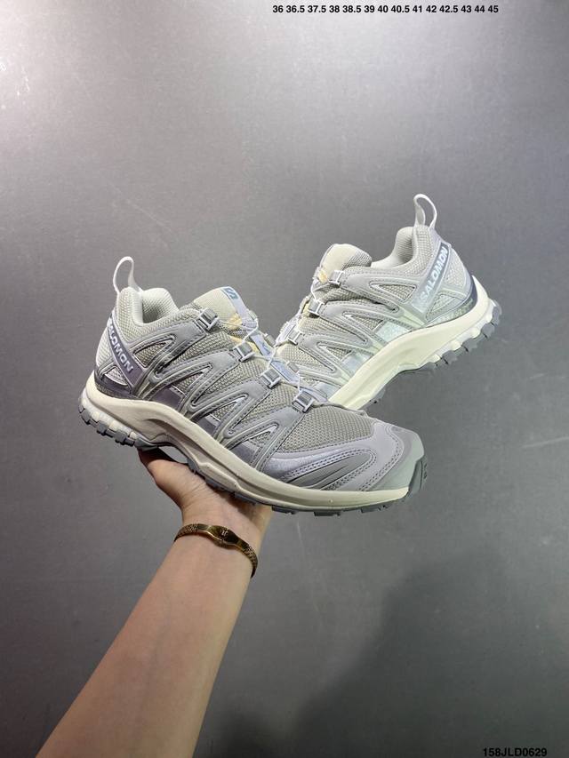公司级Salomon Xa Pro Xt-6 Expanse萨洛蒙户外越野跑鞋 鞋面采用Sensifit贴合技术 全方位贴合包裹脚型 鞋跟部鞋底牵引设计 提供强