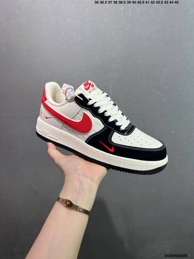 核心私 公司级Nike Air Force 1 ‘07 Low 空军一号 低帮 运动鞋 休闲鞋 折边针车 工艺难度大 原楦头原纸板 原装鞋盒 定制五金配件 内置