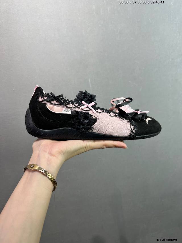 公司级Puma Speedcat 简约时尚休闲气质百搭单品 时尚一脚蹬 彪马 玛丽珍鞋 货号:401287-02 尺码:36 37 37.5 38 38.5 3