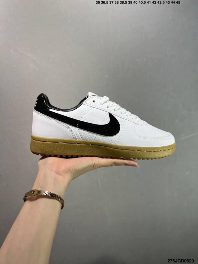 Nike Wmns Nike Field General复古单品 公司级Nike Feld General 耐磨透气 低帮 复古篮球鞋 男女同款 货号：Fz55