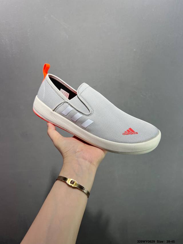 阿迪达斯 Adidas B Slip-On Dlx 一脚蹬涉水鞋 夏季男女中性户外溯溪防滑透气运动鞋 货号：Aq5202 尺码：36-45如图 编码：329Wy