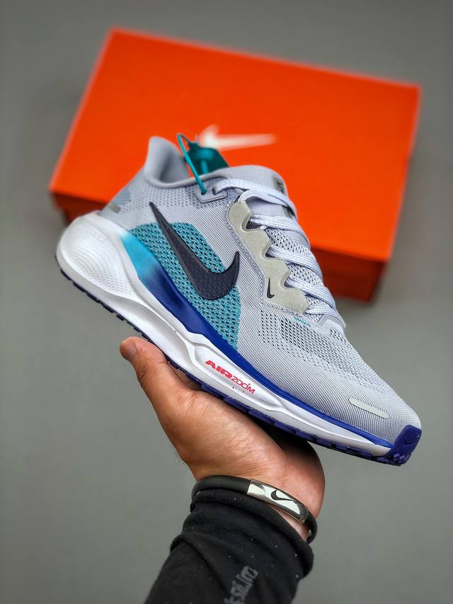 Nike Air Zoom Pegasus 41 耐克 超级飞马涡轮增压马拉松休闲运动慢跑鞋采用全新双层超轻透气网眼布材质 内里嵌入定型海绵 中底搭载全掌Zoo