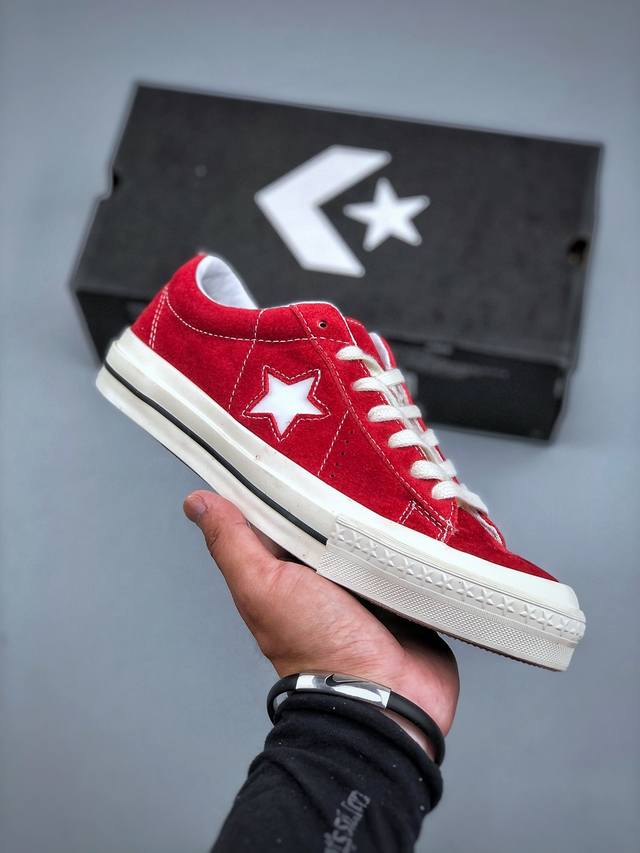 Converse匡威One Star 95男女复古低帮翻毛皮滑板鞋 尺码：35-44 半