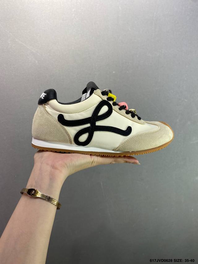 公司级罗意威Loewe Ballet Runner Sneakers 芭蕾舞 系列阿甘复古风德训薄底百搭休闲运动鞋 市面最高性价比 实体平台跑量 主打推荐好货