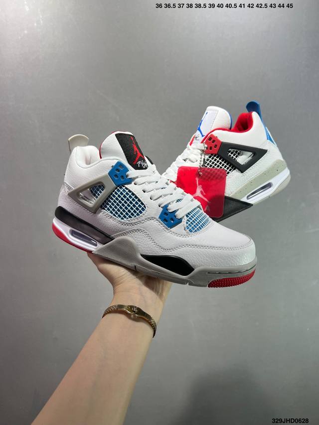 Aj4 Air Jordan 4 Retro ” Infrared “ Aj4乔4 男子文化篮球鞋 大厂出品 主力合作工厂P 全新模具开发 纯正4代正确鞋型 进