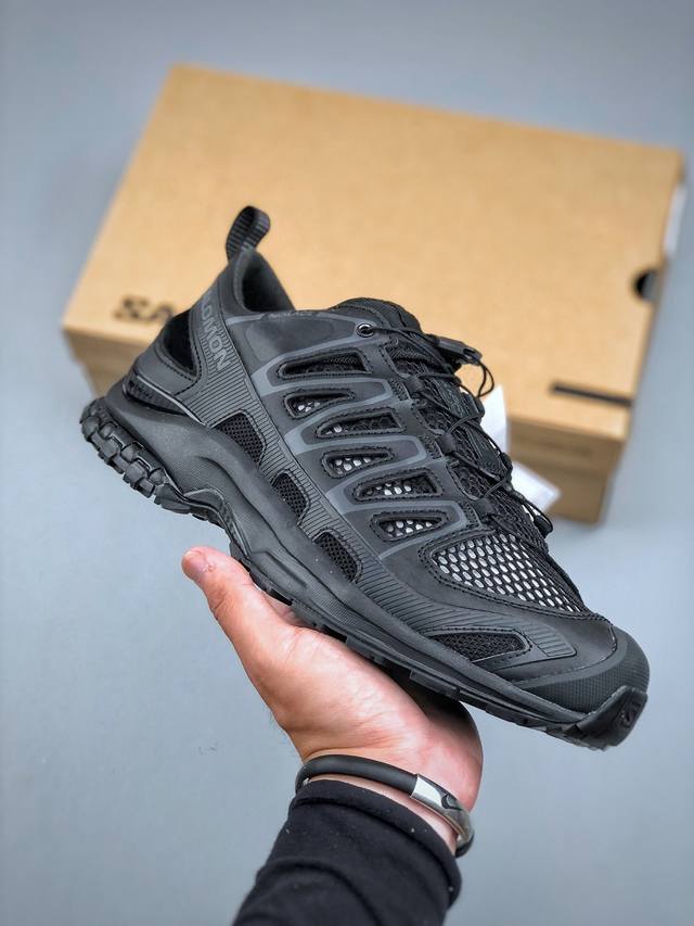 Salomon Xa Pro 3D Amphib 萨洛蒙户外越野跑鞋 鞋面采用Sensifit贴合技术 全方位贴合包裹脚型 鞋跟部鞋底牵引设计 提供强大的抓地性