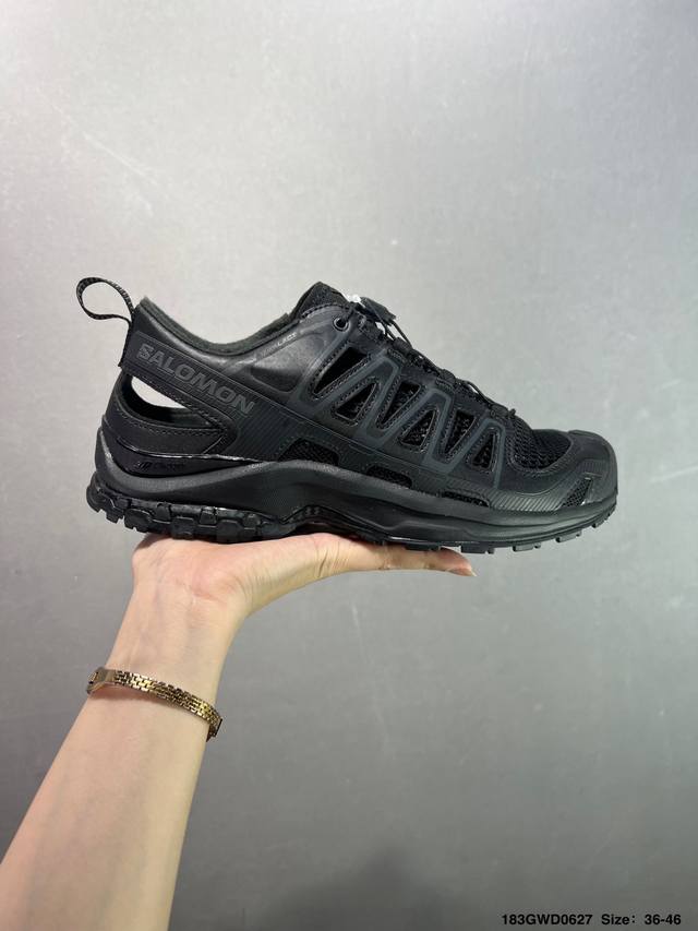 公司级Salomon Xa Pro Xt-6 Expanse萨洛蒙户外越野跑鞋 鞋面采用Sensifit贴合技术 全方位贴合包裹脚型 鞋跟部鞋底牵引设计 提供强